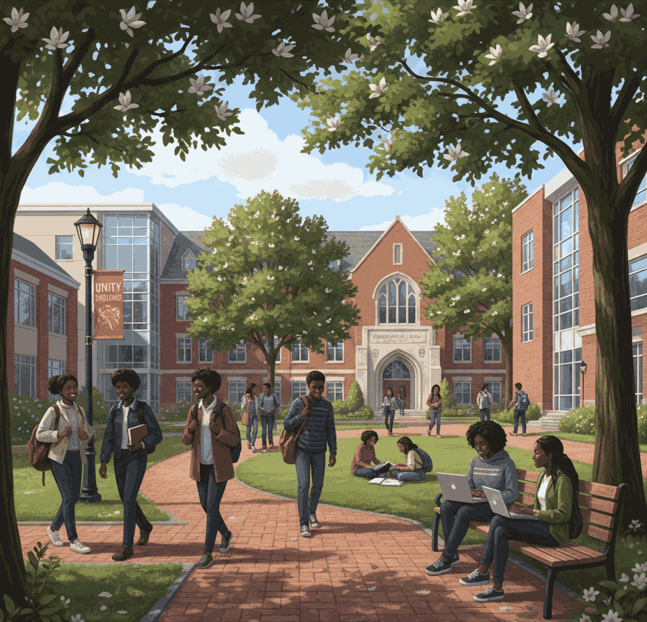 Diverse Students in HBCU